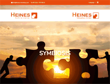 Tablet Screenshot of heines-messebau.com